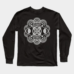 Mandala art design extended version Long Sleeve T-Shirt